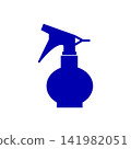 icon of blue glass bottle 141982051