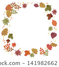 Autumn leaves, fallen leaves, and nuts frame_square 141982662