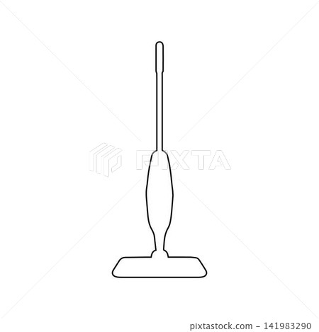 floor mop outline icon household cleaning tool janitorial equipment domestic utility illustration floor mop outline icon household cleaning tool janitorial equipment domestic utility illustration 141983290
