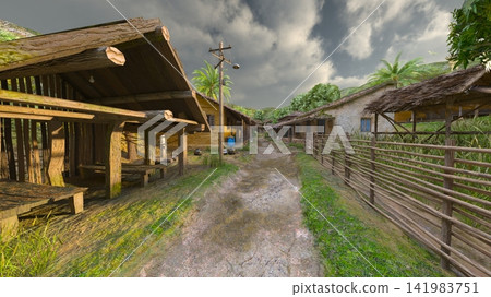 Island settlement Island settlement 141983751