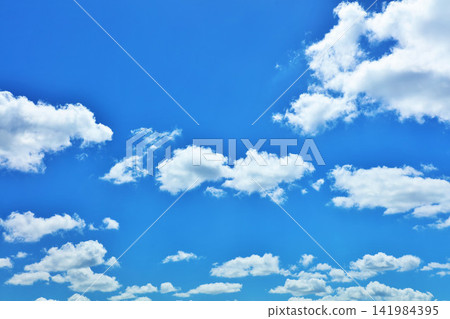 Summer blue sky and clouds Summer blue sky and clouds 141984395