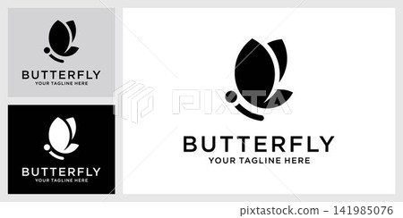 Butterfly vector logo design template Butterfly vector logo design template 141985076