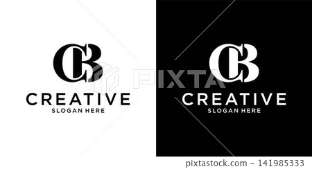 CB or BC initial letter logo design vector CB or BC initial letter logo design vector 141985333