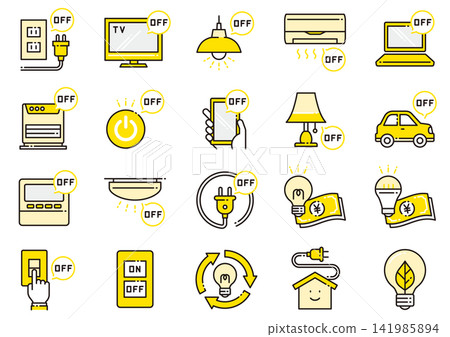 節能省電圖示 03 節能省電圖示 03 141985894