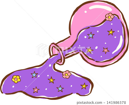 Cute Magical Potion Hand Drawn Illustration Cute Magical Potion Hand Drawn Illustration 141986378
