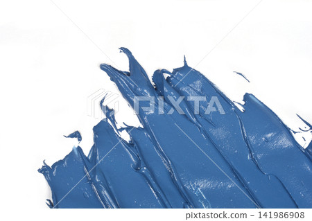 Diagonal Blue Paint Texture Diagonal Blue Paint Texture 141986908