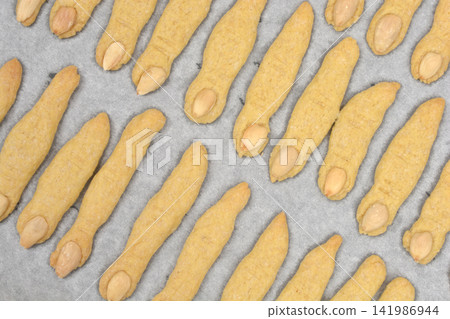 Baked Witch Finger Cookies Baked Witch Finger Cookies 141986944