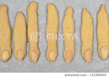 Baked Witch Finger Cookies Baked Witch Finger Cookies 141986945
