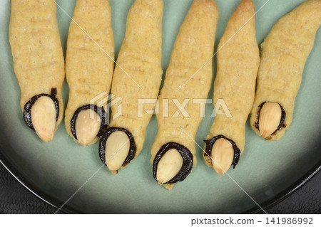 Witch Fingers Dessert Close-up Witch Fingers Dessert Close-up 141986992