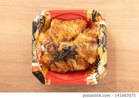 [Niigata Prefecture] Blackthroat Seaperch Fry and Tarekatsu Donburi (rice bowl with fried fish and sauce) 141987075