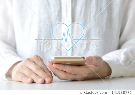 People who use smartphones to manage and check their health People who use smartphones to manage and check their health 141988775