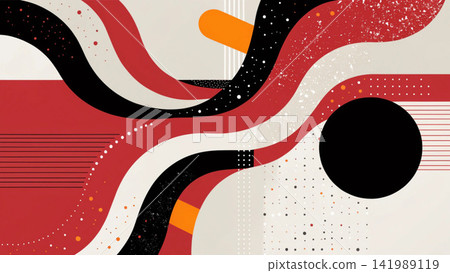 Abstract Organic Shapes Bauhaus Inspired Abstract Organic Shapes Bauhaus Inspired 141989119