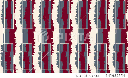 Seamless Geometric Abstract Pattern Jagged Brush Stroke vector background Seamless Geometric Abstract Pattern Jagged Brush Stroke vector background 141989554