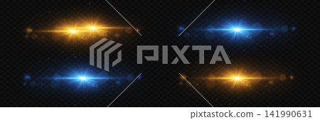 Collection of bright optical starburst light effects with lens flares on a dark transparent background Collection of bright optical starburst light effects with lens flares on a dark transparent background 141990631