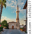 Sehzade Korkut Mosque and the iconic Kesik Minare in the historic Kaleici district of Antalya, Turkey 141992277