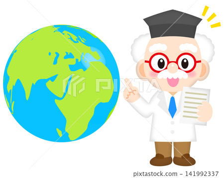 地球與博士2的插畫素材 地球與博士2的插畫素材 141992337