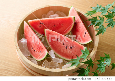 Watermelon chilled with ice Watermelon chilled with ice 141992358