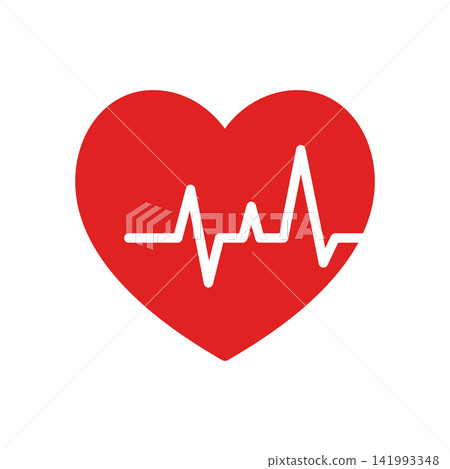 Pulse rate icon in flat style. Heartbeat rhythm vector illustration on isolated background. EKG cardio graph sign business concept. Pulse rate icon in flat style. Heartbeat rhythm vector illustration on isolated background. EKG cardio graph sign business concept. 141993348