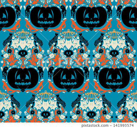 set of ornamental pumpkins 141993574