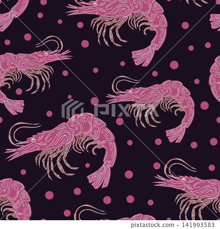 seamless pattern with sea waves 141993583