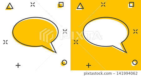 Vector cartoon blank empty speech bubble icon in comic style. Dialogue box illustration pictogram. Speech message splash effect concept. Vector cartoon blank empty speech bubble icon in comic style. Dialogue box illustration pictogram. Speech message splash effect concept. 141994062