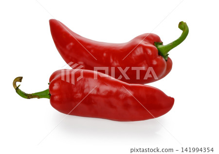 Two Red Chili Peppers Two Red Chili Peppers 141994354
