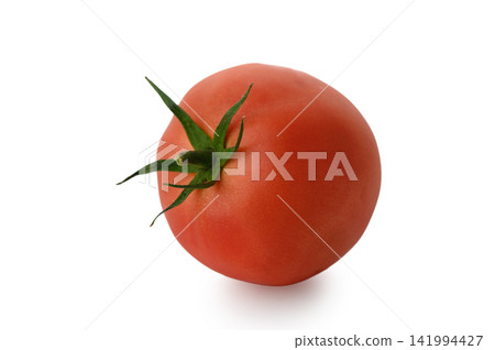 Title: Fresh Ripe Tomato Isolated on White Background Title: Fresh Ripe Tomato Isolated on White Background 141994427