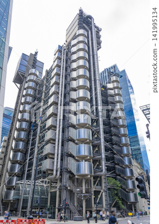 Lloyds Building, towering over the financial district of the City. 141995134