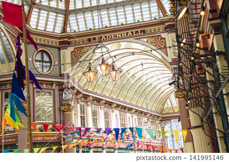 The beautiful arcade of Leadenhall Market The beautiful arcade of Leadenhall Market 141995146