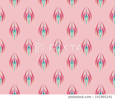 Stylish peacock ornament modern seamless pattern element. Vintage classical old fashioned damask ornament, seamless texture for wallpapers, textile. Stylish peacock ornament modern seamless pattern element. Vintage classical old fashioned damask ornament, seamless texture for wallpapers, textile. 141995242
