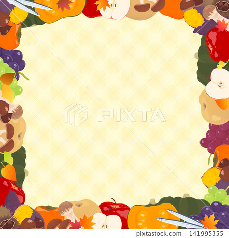 A frame of many autumn flavors 2_square 141995355