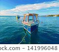 Traditional Boat on Turquoise Water 141996048