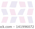 A set of loosely drawn parallelogram shapes (pink and purple) 141996072