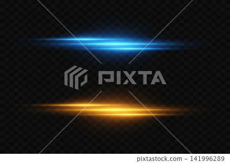 Abstract optical flares creating speed and energy lines on dark background Abstract optical flares creating speed and energy lines on dark background 141996289