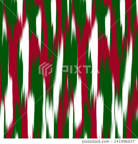 Abstract ikat art background. Uzbekistan ikat pattern. Uzbekistan fabric pattern design for background, wallpaper, textile, art, clothing, wrapping paper, scarf, carpet, print, Uzbek fabric Abstract ikat art background. Uzbekistan ikat pattern. Uzbekistan fabric pattern design for background, wallpaper, textile, art, clothing, wrapping paper, scarf, carpet, print, Uzbek fabric 141996837