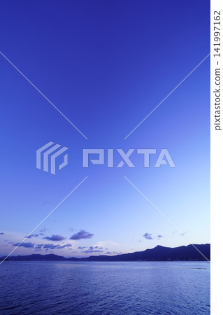 Blue sky and Lake Biwa Blue sky and Lake Biwa 141997162
