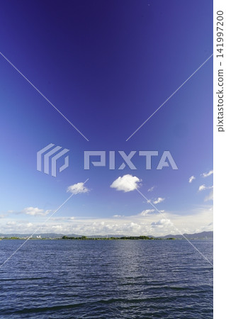 Blue sky and Lake Biwa Blue sky and Lake Biwa 141997200