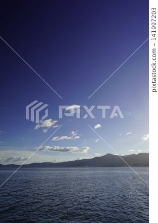 Blue sky and Lake Biwa Blue sky and Lake Biwa 141997203