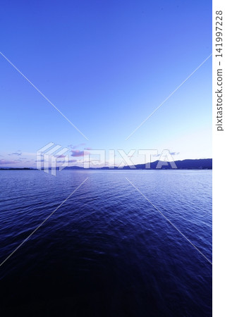 Blue sky and Lake Biwa Blue sky and Lake Biwa 141997228
