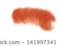 Orange soft brushstroke material PNG 141997341