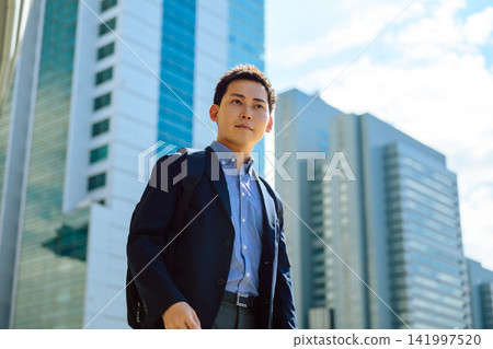 businessman, office worker, company employee, employee businessman, office worker, company employee, employee 141997520