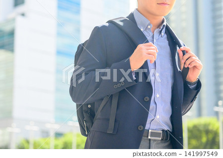 Commuting men Commuting men 141997549