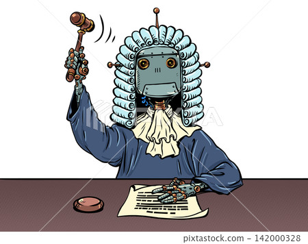 Robot judge. Artificial intelligence in the legal system. AI's powers to humanity. 142000328