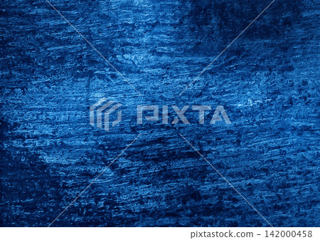 Blue navy paint abstract wooden surface pattern texture background wood structure plank backdrop grunge 142000458
