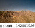Barren Mountain Ridge Under a Clear Blue Sky Barren Mountain Ridge Under a Clear Blue Sky 142001586
