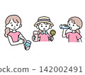 女性採取措施應對高溫 142002491
