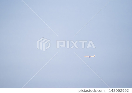 Sendai Airport at dusk; a plane taking off; view from No. 27; Natori City, Miyagi Prefecture. Sendai Airport at dusk; a plane taking off; view from No. 27; Natori City, Miyagi Prefecture. 142002992