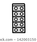 Simple pill icon 142003150