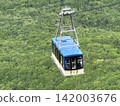 Cable car ascending the Tateyama mountain range ropeway 142003676
