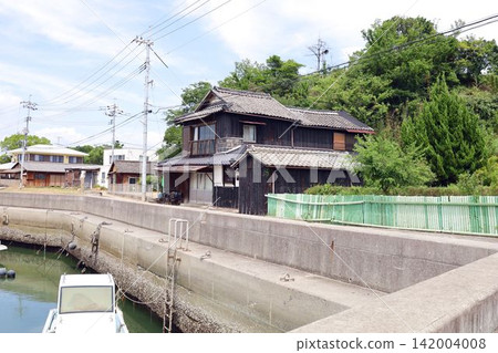 岡山縣犬島及其周邊景色和港口 岡山縣犬島及其周邊景色和港口 142004008